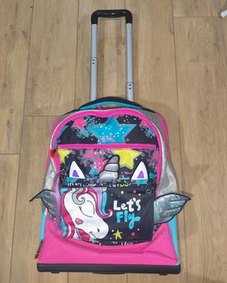 Zaino Trolley GoPop Unicorn ("Let's Fly")