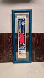 serigrafia firmata delle poesie di Pablo Neruda