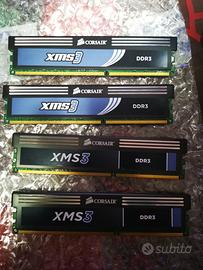 RAM DDR3 Corsair XMS3 8GB  (4x 2GB ) 1600MHz