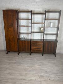 Libreria in palissandro modernariato anni '60