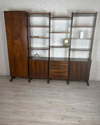 Libreria in palissandro modernariato anni '60