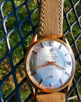 orologio Lanco Super De Luxe raro 