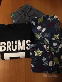 Vestiti maschio 2-3-4-5 anni