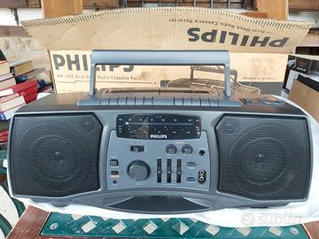 Radioregistratore karaoke vintage Philips NUOVO