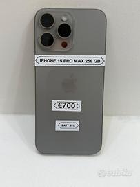 iPhone 15 pro max 256GB grado A promo