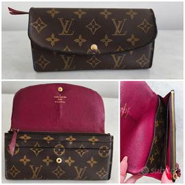 Portafoglio Louis Vuitton Emilie monogram interno