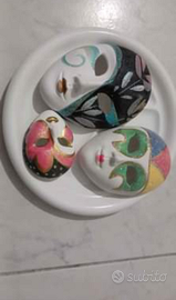 Maschere Veneziane Ceramica