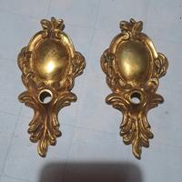 Piastre posteriori per applique Francesi d'epoca 