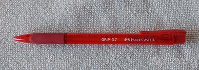 Penna rossa Faber Castell Grip X7 punta 0,7mm