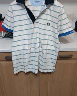 Polo manica corta Ivy Oxford righe tg S SALDI 3x2 