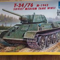 Modellino italeri T34/76 Sovietic Tank WII