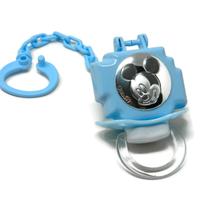 Disney Ciuccio e Portaciuccio Mickey Mouse Argento