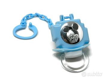 Disney Ciuccio e Portaciuccio Mickey Mouse Argento