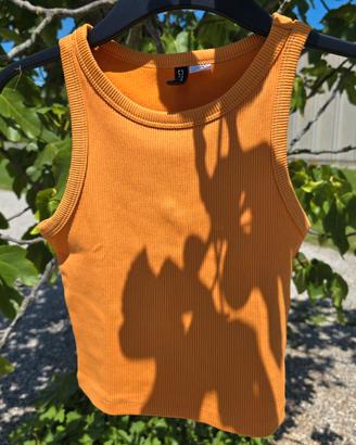 Canottiera bambina H&M arancione XXS