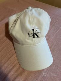 cappello calvin klein bianco