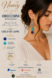 orecchini CIELO DI LAPIS
