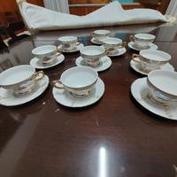 servizio antico di 12 tazzine da caffè 