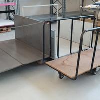 carrelli ceste con ruote