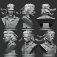 Figure big boss metal gear solid