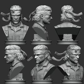 Figure big boss metal gear solid