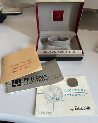 Scatola Bulova Accutron Astroaut Ful Set Rara