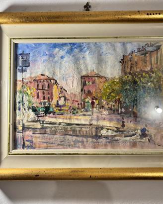 Quadro dipinto stile impressionista