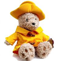 Paddington Bear Peluche Fisherman Hand Crafted new