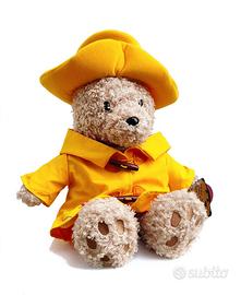 Paddington Bear Peluche Fisherman Hand Crafted new