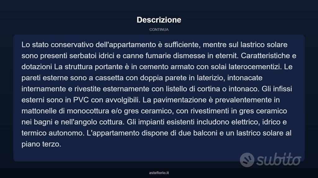 Appartamento – RM - Altro