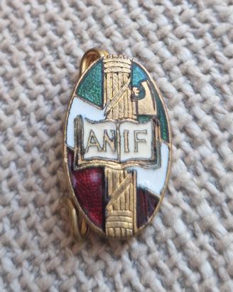 Spilla Distintivo Fascismo Fascista ANIF Mussolini