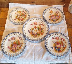 Set 5 Piatti Decorativi da Appendere Bassano