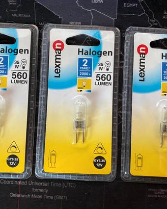 Lampadine alogene Lexman 50w 560 lumen