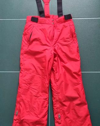 Pantaloni sci neve impermeabili Decathlon Ragazzo