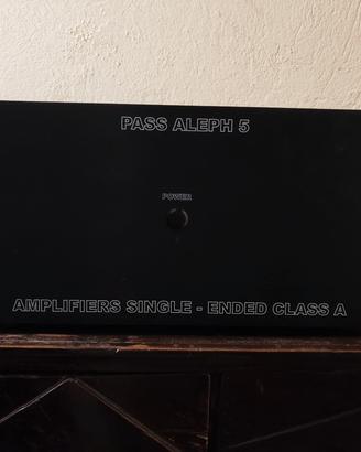 Amplificatore finale classe A Pass Aleph 5