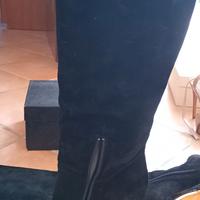 STIVALI "LE SILLA" camoscio nero