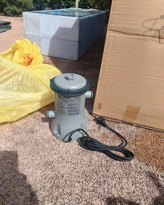 scala e pompa piscina Bestway 