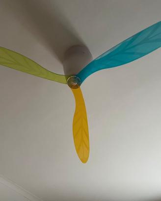 Ventilatore Luce Plan multicolore