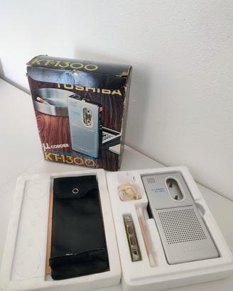Toshiba KT-1300 MyCorder Microcassette-Completo 