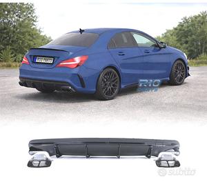 DIFFUSORE MERCEDES CLA C117 16-19 AMG NERO LUCIDO 