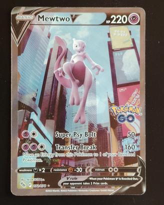 Carta Pokemon Metwo V - PGO072