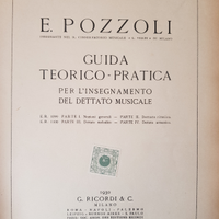 Libro antico per insegnamento dettato musicale