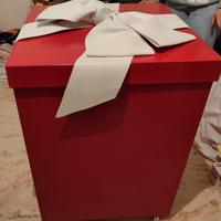 scatola in legno "pacco sorpresa"