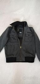 Giubbotto Uomo Jack & Jones in Panno Grigio Antrac