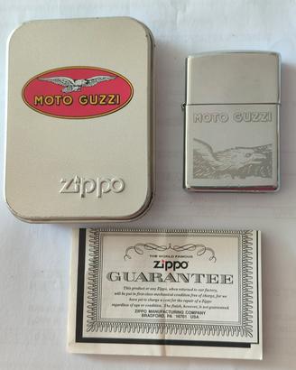 Accendino Zippo collezione Moto Guzzi 
