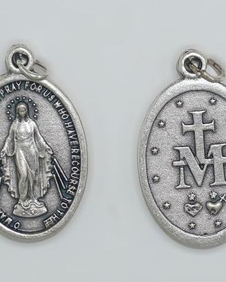 Medaglia miracolosa originale placcata argento