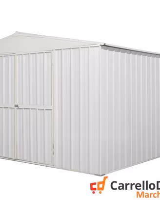Box prefabbricato acciaio lamiera 360x430 bianco