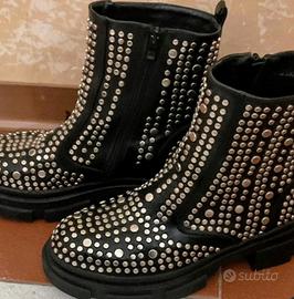 stivale donna borchie 38 nero 