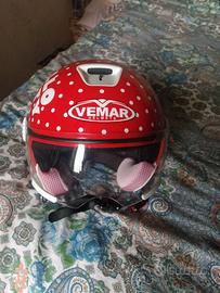 Casco moto VEMAR Hello Kitty XS