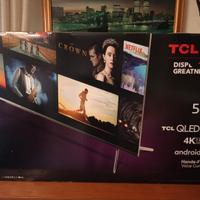 TV tcl 50" qled