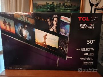 TV tcl 50" qled